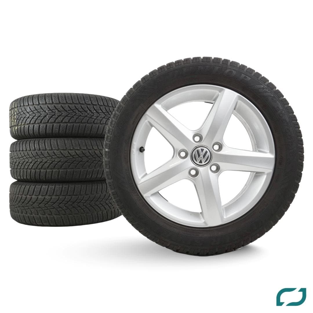 Original VW Golf 7 winter wheels winter tires Aspen 205/55 R16 91H 5G ...