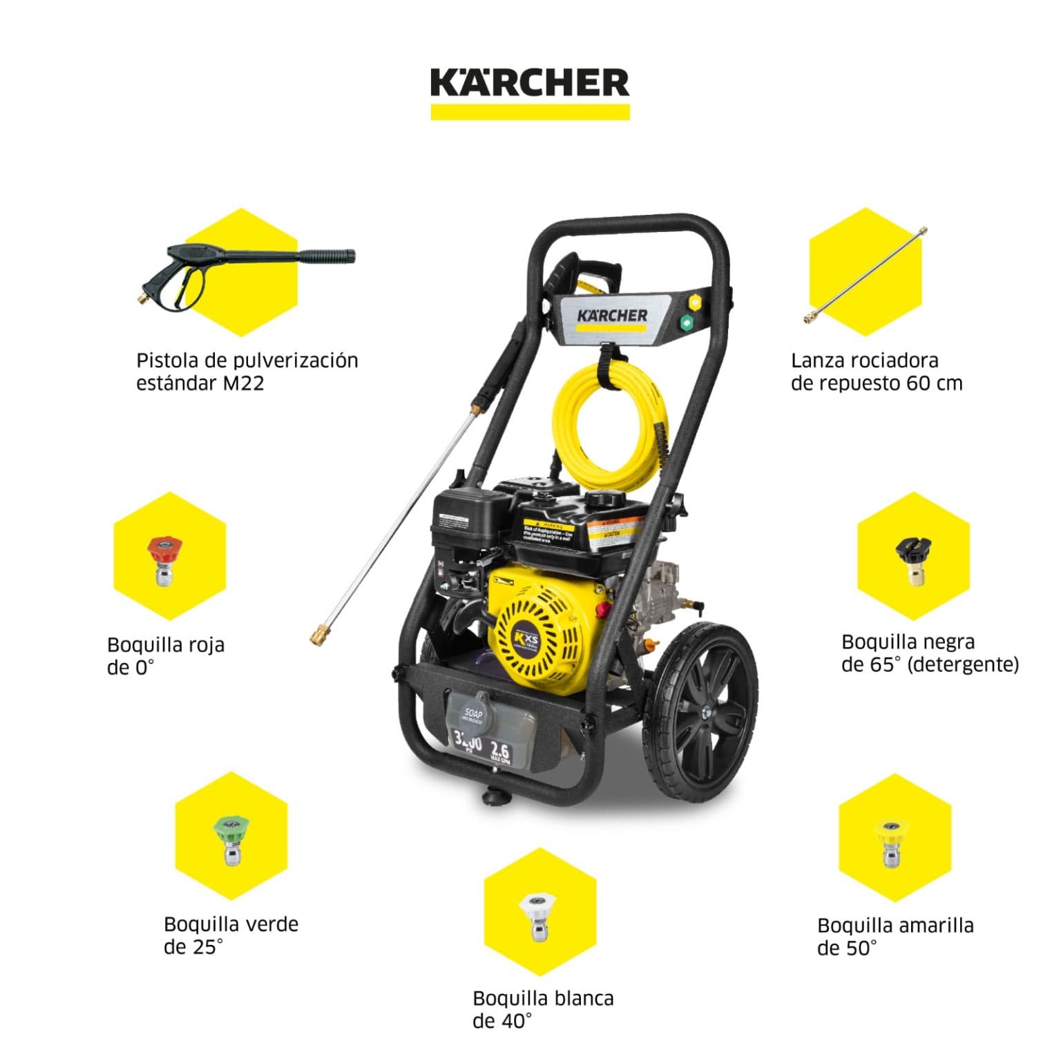 Hidrolavadora a Gasolina G 3200 Q | Karcher