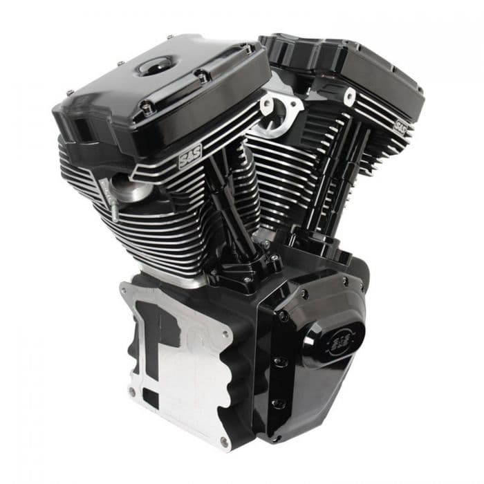 S&S Cycle T124 Black Edition Long Block Engine - 310-0831A | FortNine ...