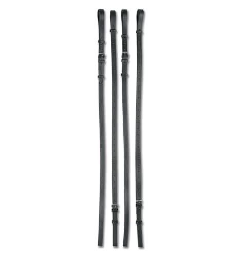 Lily Straightness Training Leather Long Reins - 12.2 Meters Long ...