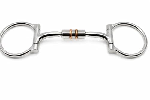 Centaur Eggbutt Snaffle Copper Barrel Roller | – Paddock Saddlery