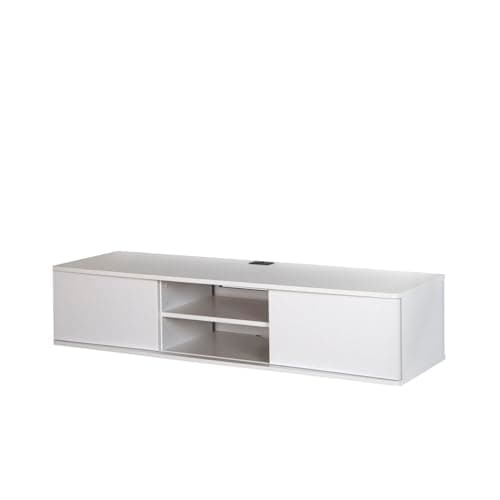 Amazon.com: Prepac Altus Plus 58 inch Floating TV Stand, Black : Home ...