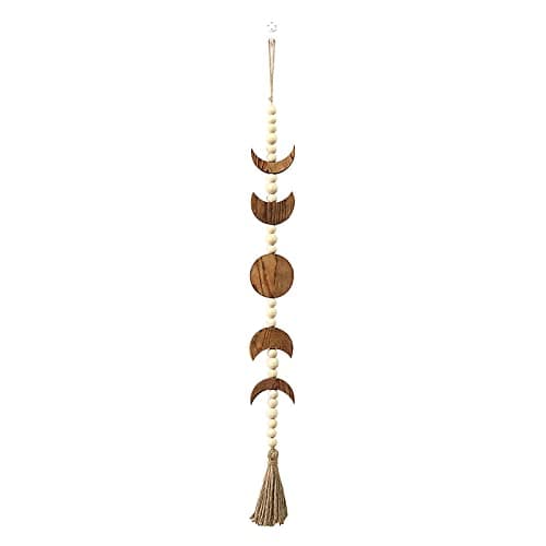 Lunar Phase Macrame Garland Boho Moon Wall Hanging Modern Boho Fiber ...