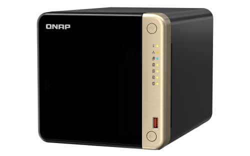 QNAP TS-464-8G-US 4 Bay High-Performance Desktop NAS with Intel Celeron ...