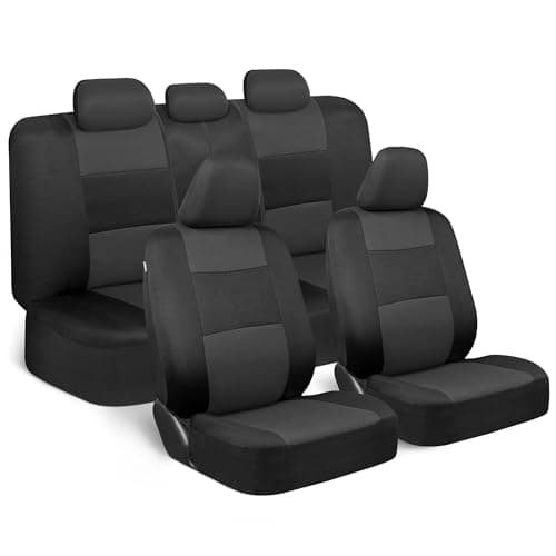 BDK PolyPro Car Seat Covers Full Set with Headrest Covers