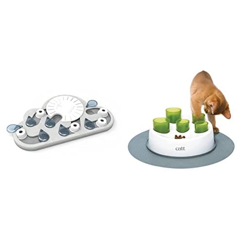 Amazon.com: Petstages Nina Ottosson Rainy Day Puzzle & Play ...