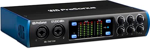 PRESONUS STUDIO 68C: 6X6, 4-PRE USB-C AUDIO INTERFACE + Microphones ...