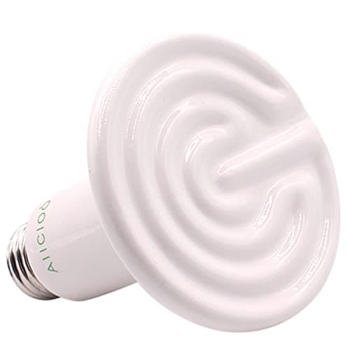 Aiicioo Reptile Heat Lamp Ceramic Heat Emitter 60W