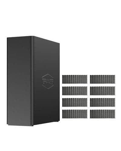 TerraMaster D8 Thunderbolt 3 96tb DAS 8x12tb WD Red Pro HDD ...