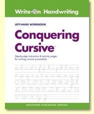 Conquering Cursive Left-Handed Workbook (Homeschool Edition ...