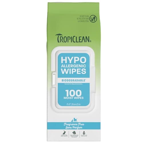 TropiClean Ear Cleaning Pet Wipes - 50 Wipes | vet-n-pet DIRECT