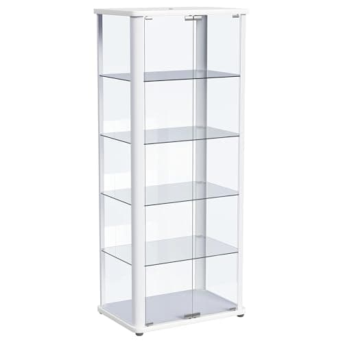Amazon.com - Coaster Home Furnishings Two-Tone Curio Cabinet - Glass ...