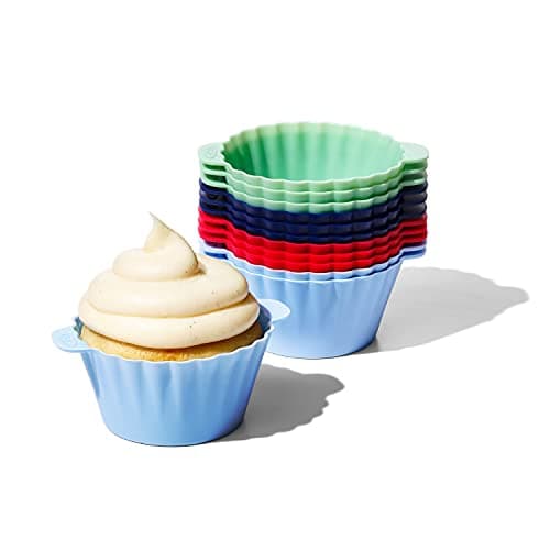 Amazon.com: OXO Good Grips Silicone Baking Cups, Pack of 12, Reusable ...
