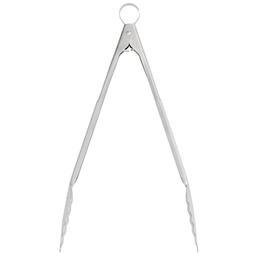 12-Inch Multipurpose Tweezer Food Tongs Stainless Steel Steak Clip BBQ ...