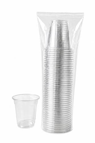 (4 pack) Great Value Disposable Plastic Cups, Clear, 16 oz, 100 Count ...