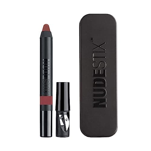 Nudestix Intense Matte Lip + Cheek Pencil in "Belle" and "Raven ...
