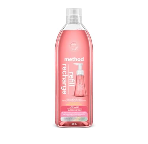 Amazon.com: Method Foaming Hand Soap, Refill, Pink Grapefruit ...