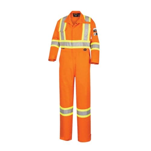 Pioneer Hi-Viz Flame Resistant Cotton Safety Coverall - BC Fasteners ...