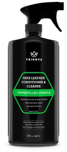 Amazon.com: TriNova Leather Cleaner for Couch, Car Interior, Bags ...