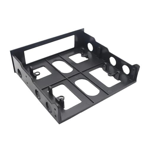 ELUTENG 3.5 to 5.25 Drive Bay Adapter for 2.5 and 3.5 HDD/SSD 3.5 ...