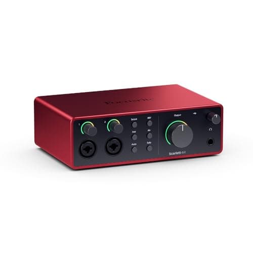 Focusrite Scarlett 4i4 4th Gen Audio Interface at Gear4music