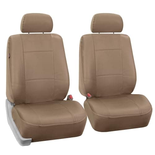 FH Group PU Leather Integrated Seatbelt Seat Seat Covers for Auto, Full ...