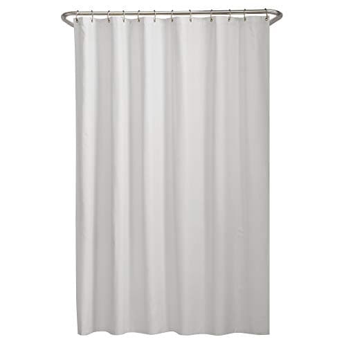Maytex Water Repellent Microfiber Fabric Shower Curtain or Liner ...