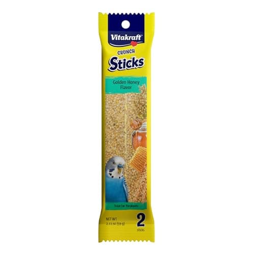 Vitakraft Crunch Sticks Parakeet Treat - Grain and Honey - Pet Bird ...