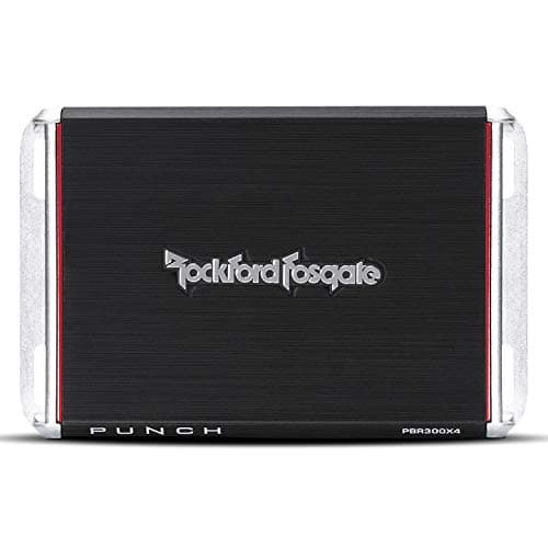 Rockford Fosgate PBR300X4 Punch Boosted Rail 300 Watt 4-Channel Amplifier