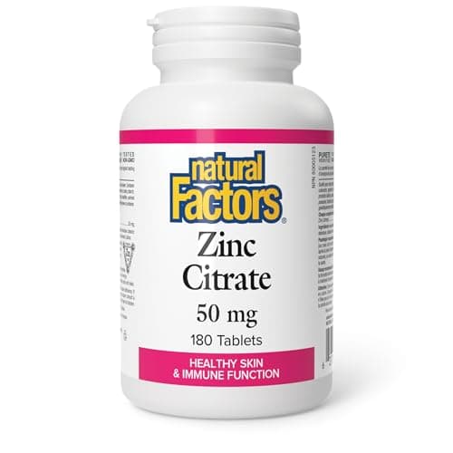 Natural Factors Zinc Citrate 50mg