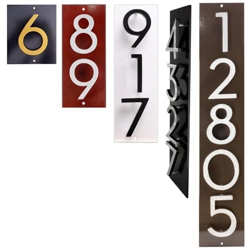 Prestige Arch Large Two Line Address Sign Plaque – Montague Metal Products