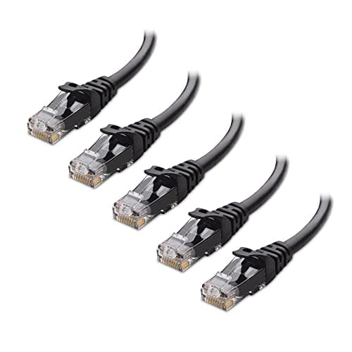 Amazon.com: Cable Matters 8-Color Combo Snagless Short Cat 5e Ethernet ...