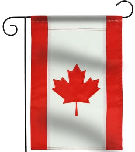 Louise Maelys Happy Canada Day Garden Flag 12x18 Double Sided, Burlap ...