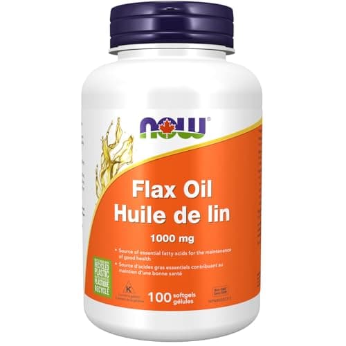 NOW Foods, Certified Organic, Flax Seed Oil 355ml - HEMLOCK