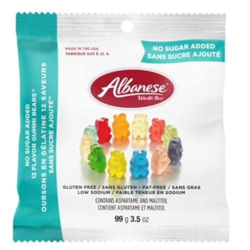Albanese 12 Flavor Gummi Bears Candy, 3.5 oz - Walmart.com