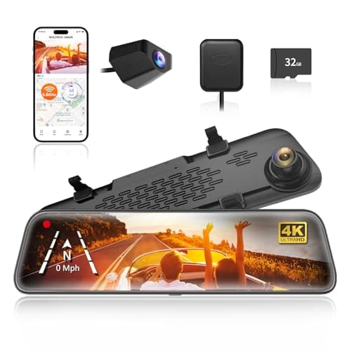 Wolfbox G840S Mirror Dash Cam