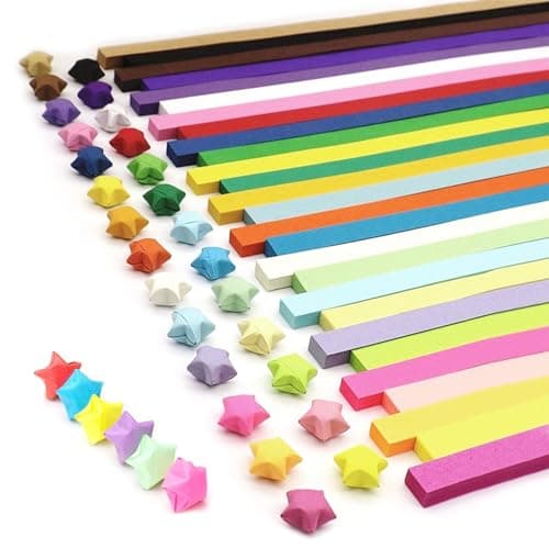 Paper Garland | Handmade Nepalese Lokta Paper | Origami Star | Kami