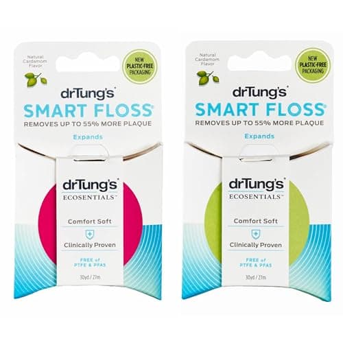Dr. Tung's, Smart Floss, Natural Cardamom, 30 yd Pack of 3 - Walmart.com