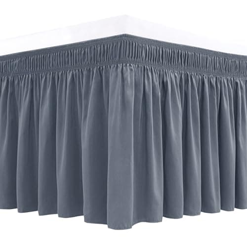 Biscaynebay Wrap Around Ruffled Bed Skirt