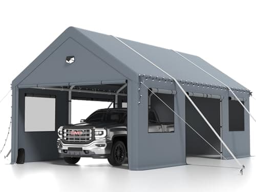 King Canopy Hercules 10 ft. x 20 ft., 2 in. Hammertone Steel Frame with ...