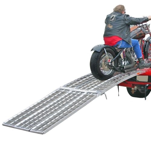 Black Widow AF-9012-HD-2 Aluminum 7' 5" Arched Folding ATV Ramps in ...