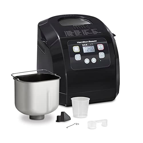 Hamilton Beach HomeBaker 2 Pound Automatic Breadmaker with Gluten Free ...