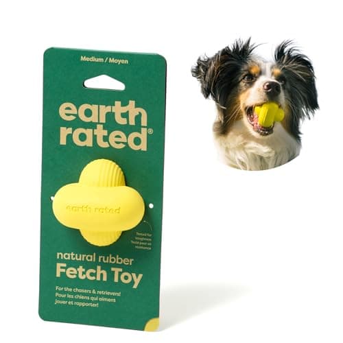 Nature Rubber Ball Chew Interactive Dog Fetch Toy - Funland