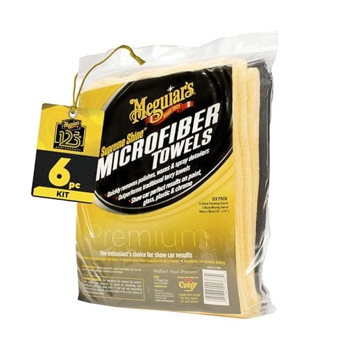 Meguiar s Supreme Shine ensemble de serviettes microfibres