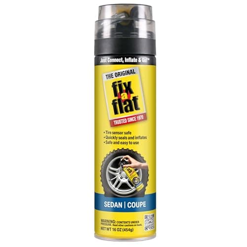 Fix-A-Flat Aerosol Flat Tire Repair and Inflator 20 oz for Large Tires ...