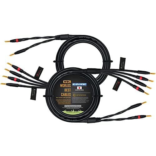 Canare 4S11 Star Quad Bi-Wire Speaker Cable with Banana Plugs