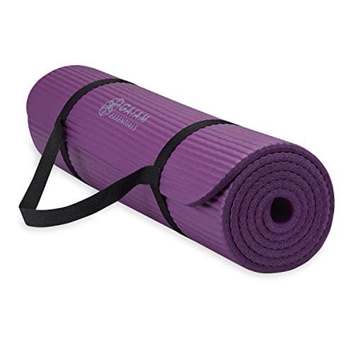 Amazon.com : Gaiam Essentials Thick Yoga Mat Fitness & Exercise ...