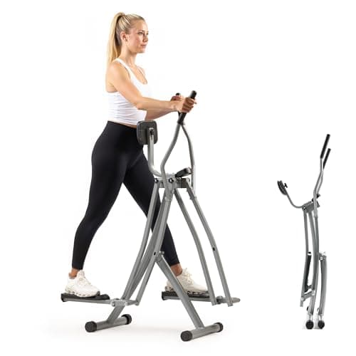 Sunny Health & Fitness Magnetic Vertical Elliptical Cardio Climber ...