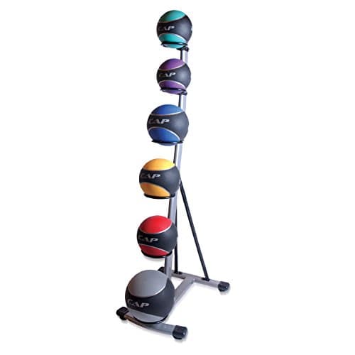 CAP Barbell Medicine Ball Set with Spinal Rack - 13293854 - Overstock ...