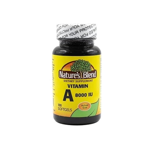 Nature's Blend Vitamin A 8,000 IU 100 Softgels Review - Vitamin Reviewer